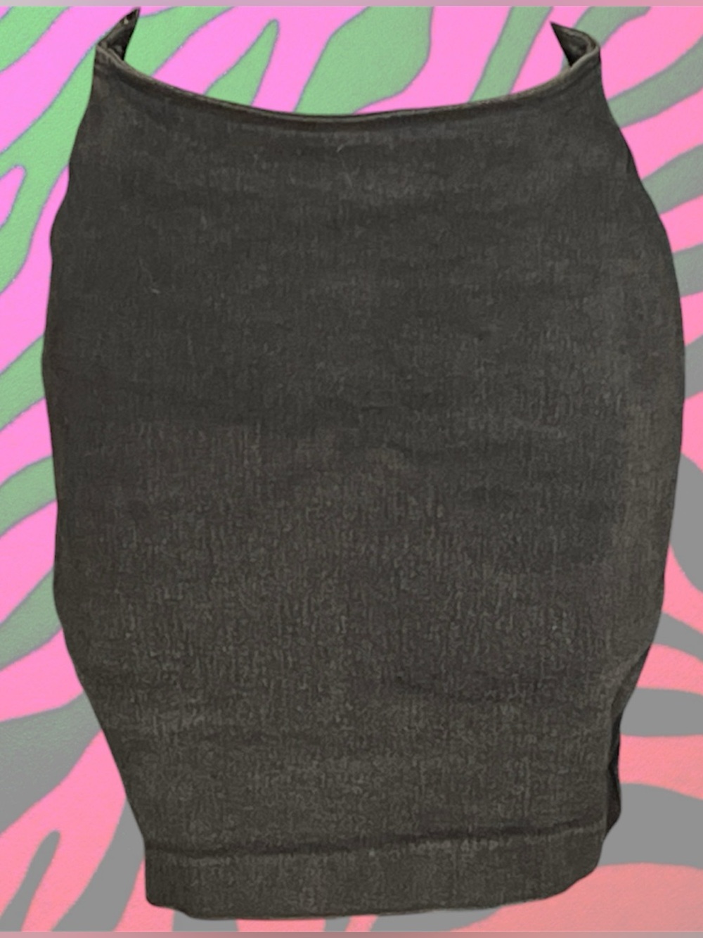 vintage stretch denim skinhead girl skirt